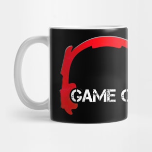 Game Headphones Christmas Red Mug